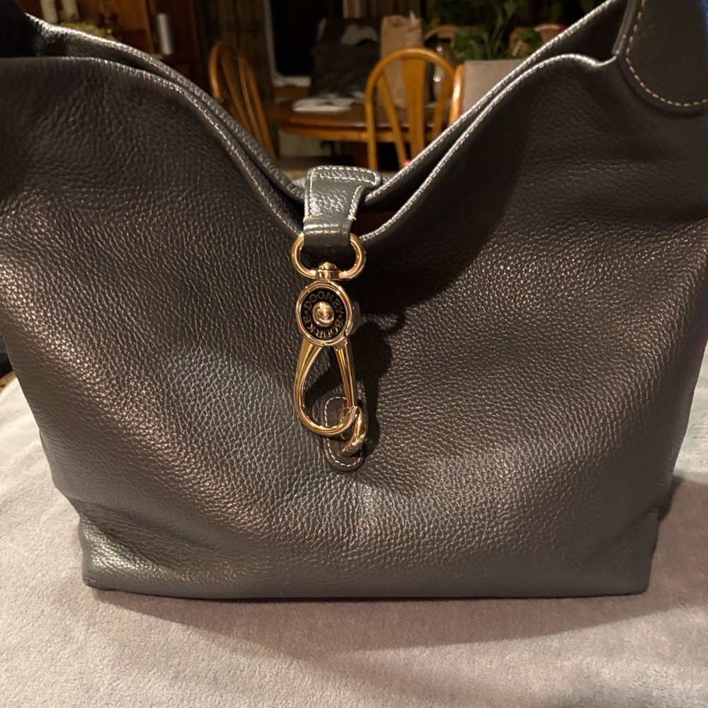 Dooney & Bourke Black and Pink Shoulder Bag
